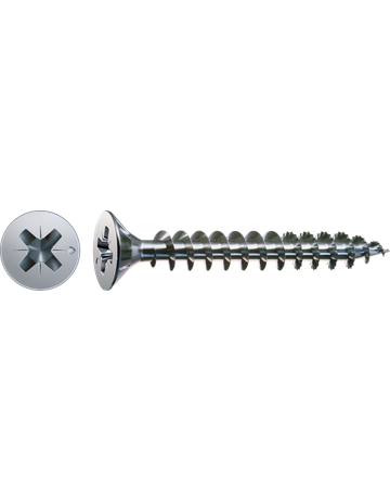 Universalschraube Senkkopf 2,5x10mm,Vollgw,Kreuzschlitz Z1,WIROX - SPAX